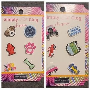 NEW 2 Packs Of Simply Southern Clog Charms( 12 Charms)